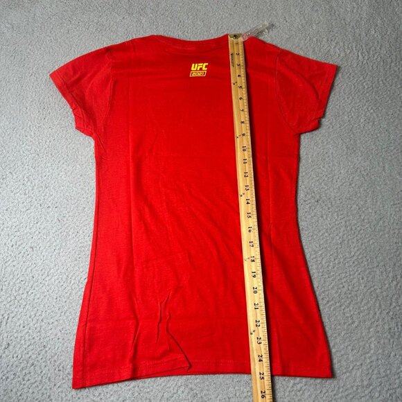 UFC Valentina Shevchenko Tee Womens S Red "Bullet" Graphic‎ T Shirt Cotton - Picture 4 of 7